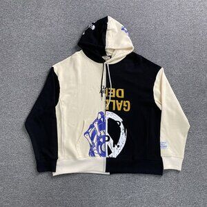 Gallery Dept Retouche Two Faced Hoodie Black Cream